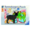 RAVENSBURGER Puzzles Y Construcciones|Puzzle Bulldog Francés de 500 Piezas