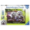 RAVENSBURGER Puzzle Cachorros Labrador de 100 Piezas XXL- Puzzles Y Construcciones