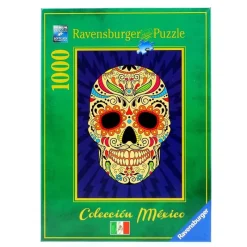 RAVENSBURGER Puzzles Y Construcciones|Puzzle Calavera Mexicana de 1.000 Piezas