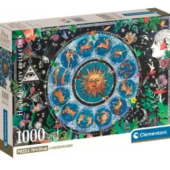CLEMENTONI Puzzles Y Construcciones|Puzzle Cartas Astrológica 1000 Piezas