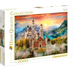 CLEMENTONI Puzzles Expertos: Más De 1000 Piezas|Puzzles Y Construcciones|Puzzle Castillo del Rey Loco 2000 Piezas