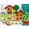 GOULA Puzzle Contar del 1 al 5- Puzzles Y Construcciones