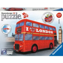 RAVENSBURGER Puzzles Y Construcciones|Puzzle 3D Autobús Londres