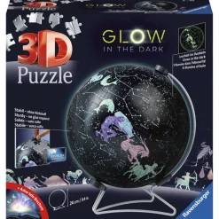 RAVENSBURGER Puzzles Y Construcciones|Puzzle 3D Globo Terráqueo Glow in the Dark