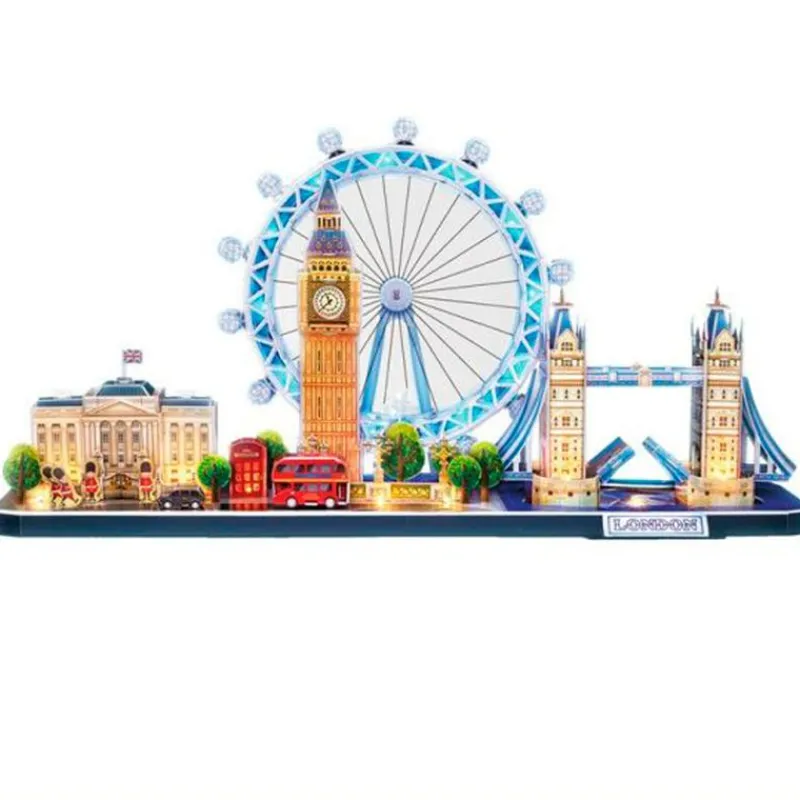SELECCION DRIM Puzzles Y Construcciones|Puzzle 3D Londres LED