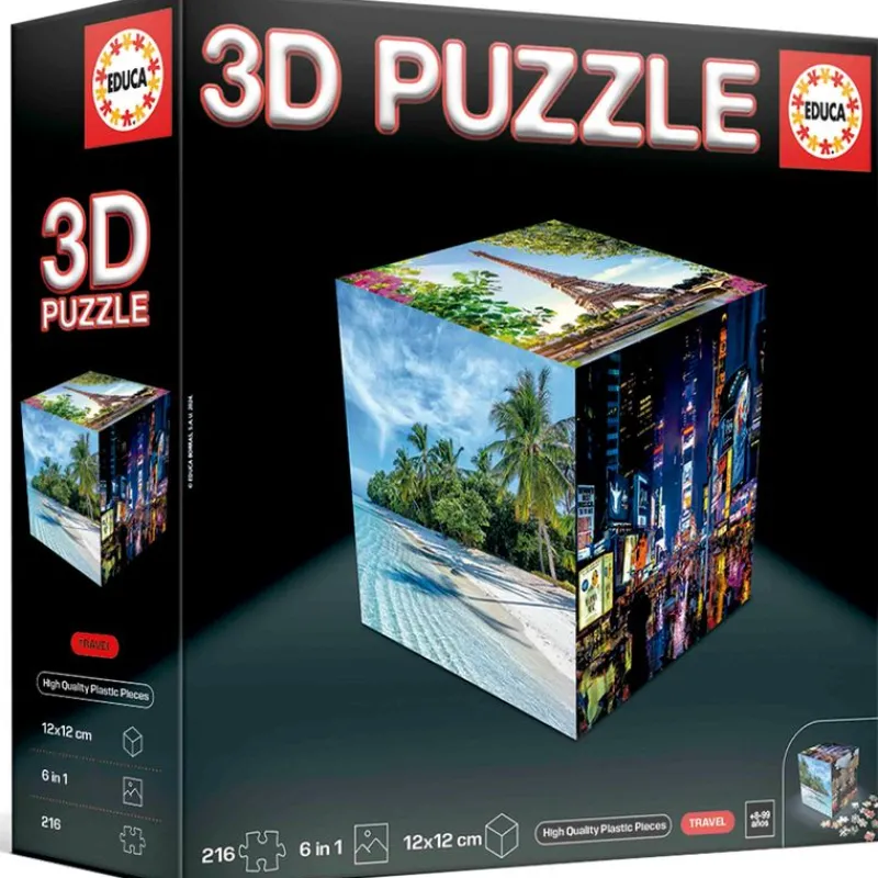 EDUCA Puzzle 3D Viaje 216 Piezas- Puzzles Y Construcciones