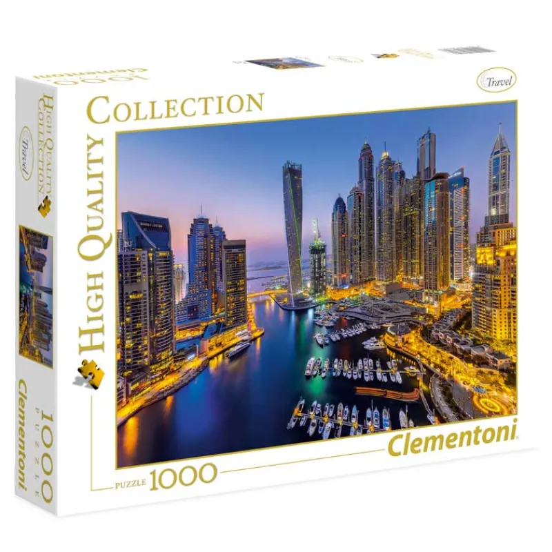 CLEMENTONI Puzzles Y Construcciones|Puzzle de Dubai HQ de 1.000 Piezas