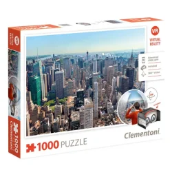 CLEMENTONI Puzzle de Nueva York VR de 1000 Piezas- Puzzles Y Construcciones