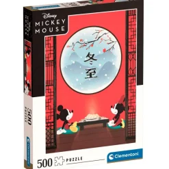 CLEMENTONI Puzzles Y Construcciones|Puzzle Disney Oriental Mickey Minnie 500 Piezas