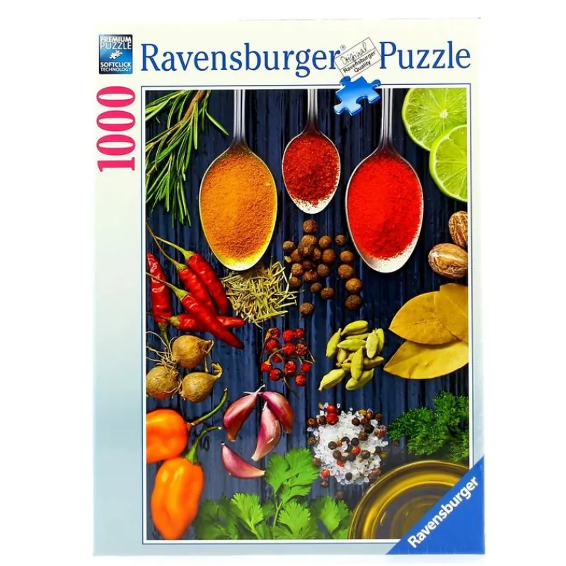 RAVENSBURGER Puzzle Especias Culinarias de 1.000 Piezas- Puzzles Y Construcciones