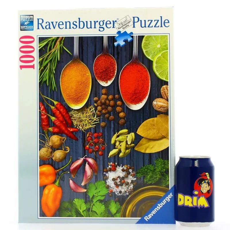 RAVENSBURGER Puzzle Especias Culinarias de 1.000 Piezas- Puzzles Y Construcciones