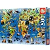 EDUCA Puzzle Especies en Peligro 500 Piezas- Puzzles Y Construcciones