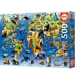 EDUCA Puzzle Especies en Peligro 500 Piezas- Puzzles Y Construcciones