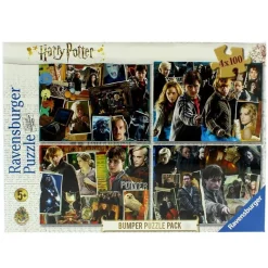 RAVENSBURGER Puzzle Harry Potter 4 x 100 piezas- Puzzles Y Construcciones