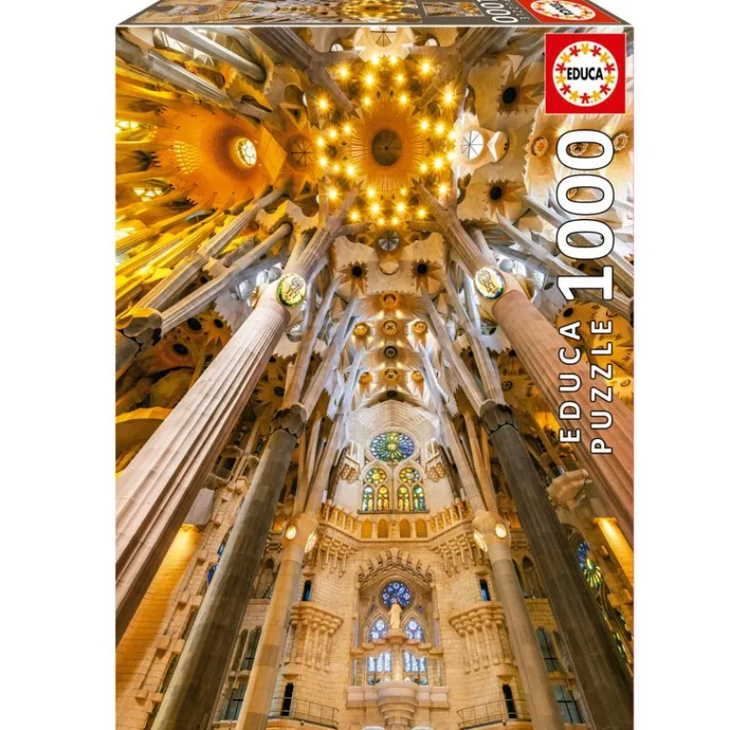 EDUCA Puzzles Y Construcciones|Puzzle Interior Sagrada Familia 1000 Piezas