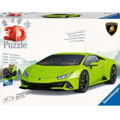 RAVENSBURGER Puzzle Lamborghini Huracán EVO Verde 3D- Puzzles Y Construcciones