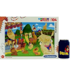 CLEMENTONI Puzzle Llama 104 Piezas- Puzzles Y Construcciones
