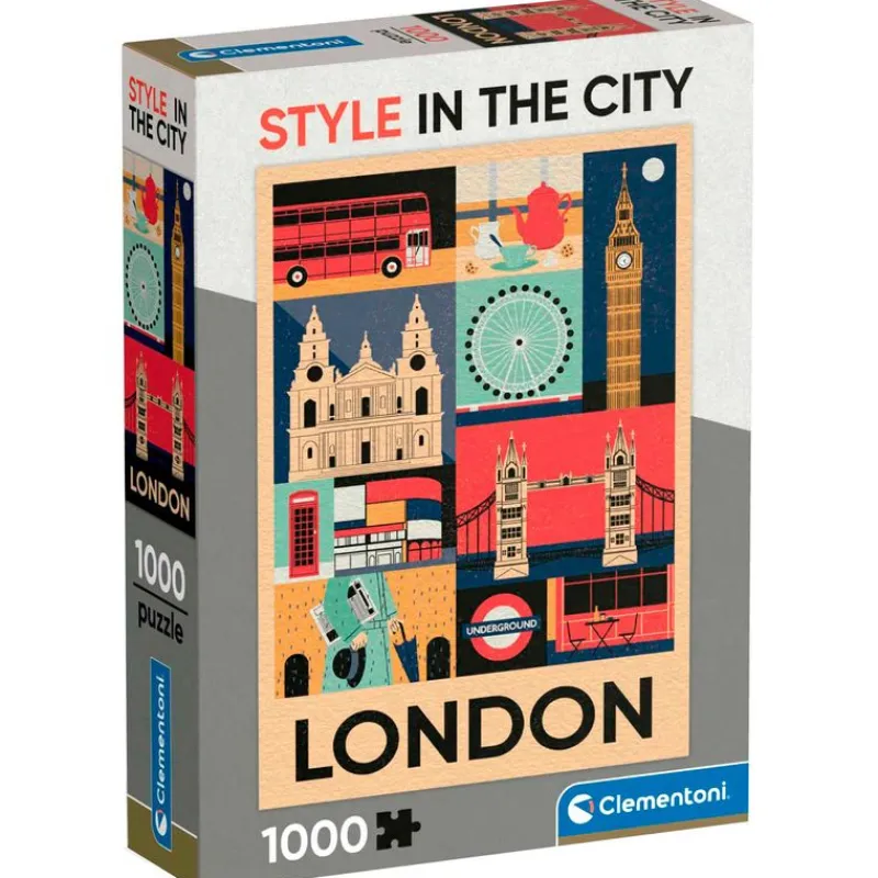 CLEMENTONI Puzzles Y Construcciones|Puzzle Londres 1000 Piezas