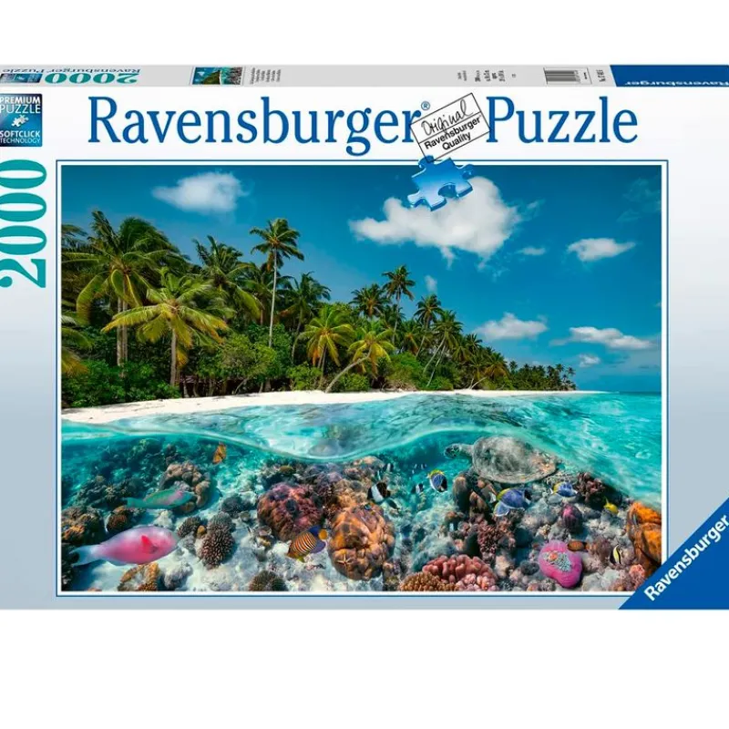 RAVENSBURGER Puzzles Expertos: Más De 1000 Piezas|Puzzles Y Construcciones|Puzzle Maldivas 2000 Piezas
