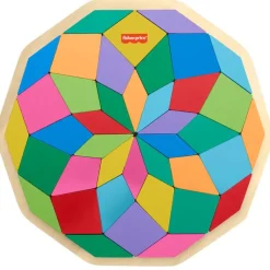 FISHER PRICE Puzzle Mandala Madera- Juegos De Madera|Primera Infancia Y Preescolar