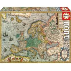 EDUCA Puzzles Y Construcciones|Puzzle Mapa de Europa 1000 Piezas