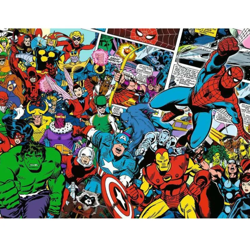 RAVENSBURGER Marvel|Puzzles Y Construcciones|Puzzle Marvel de 1000 piezas