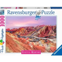 RAVENSBURGER Puzzle Montañas Arcoíris 1000 Piezas- Puzzles Y Construcciones