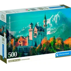 CLEMENTONI Puzzles Y Construcciones|Puzzle Neuschwanstein 500 Piezas