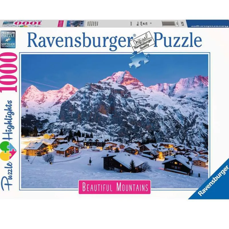 RAVENSBURGER Puzzles Y Construcciones|Puzzle Oberland Bernés 1000 Piezas