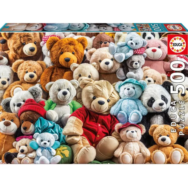 EDUCA Puzzles Y Construcciones|Puzzle Ositos de Peluche 500 Piezas
