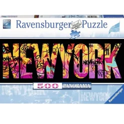 RAVENSBURGER Puzzle panorama graffiti New York 500 piezas- Puzzles Y Construcciones