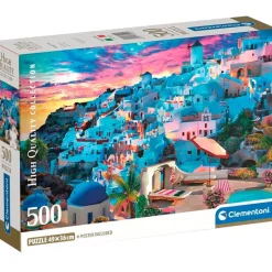 CLEMENTONI Puzzle Santorini 500 Piezas- Puzzles Y Construcciones