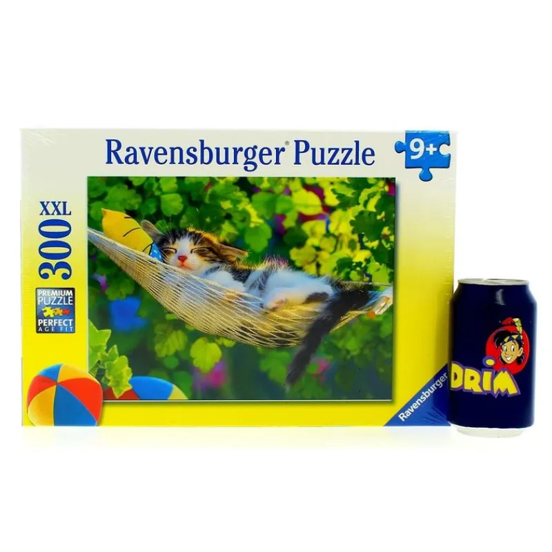 RAVENSBURGER Puzzles Y Construcciones|Puzzle Siesta Gatuna de 300 Piezas XXL