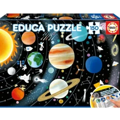 EDUCA Puzzles Y Construcciones|Puzzle Sistema Solar 150 Piezas