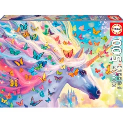 EDUCA Puzzles Y Construcciones|Puzzle Unicornio Arcoíris 500 Piezas