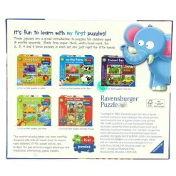 RAVENSBURGER Puzzles Progresivos Vehículos- Puzzles Y Construcciones