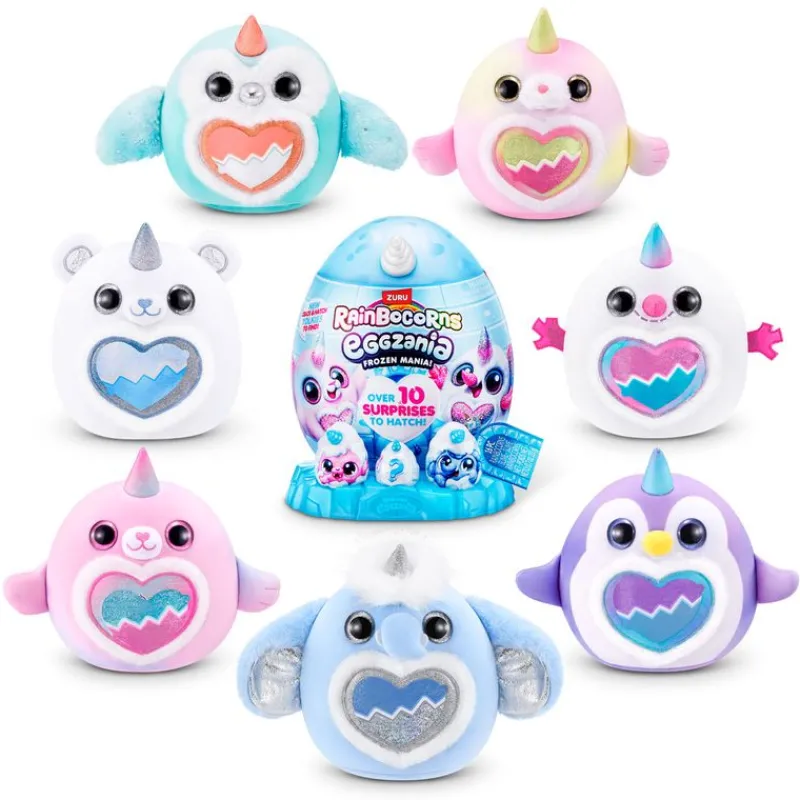 ZURU Manualidades|Rainbocorns Eggzania Frozen Mania Peluche Sorpresa