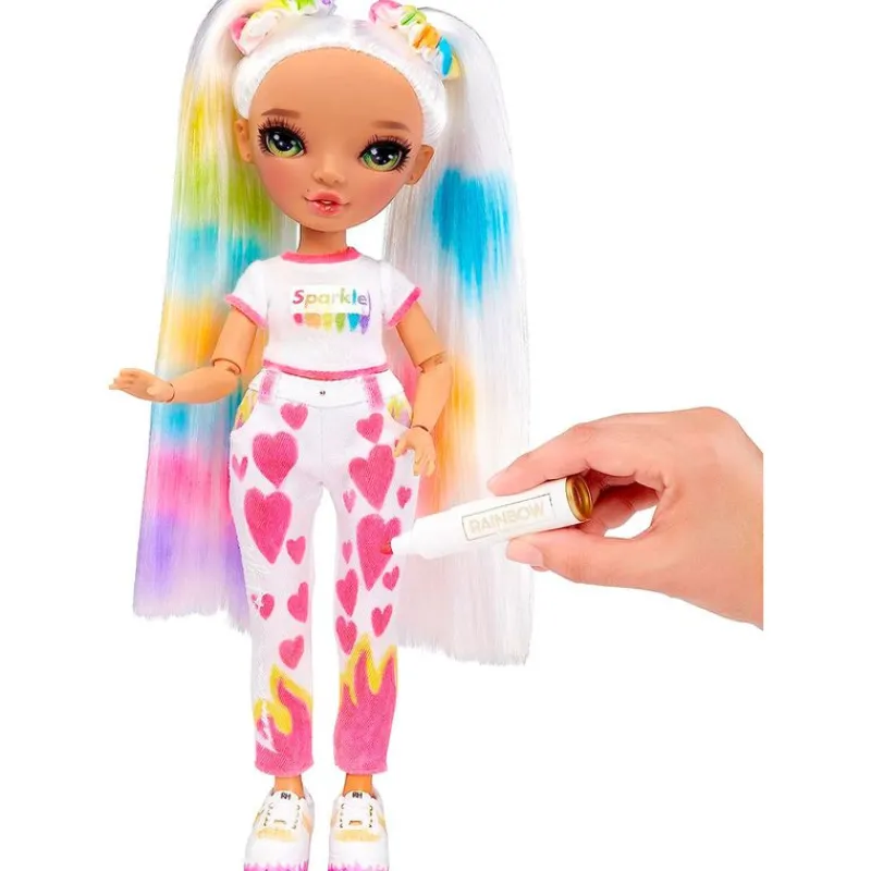 MGA Rainbow High Colour & Create Muñeca Ojos Verdes- Muñecas