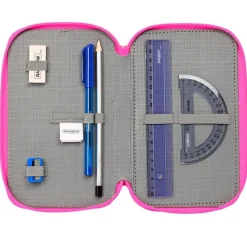 SAFTA Rainbow High Estuche Triple- Escolar