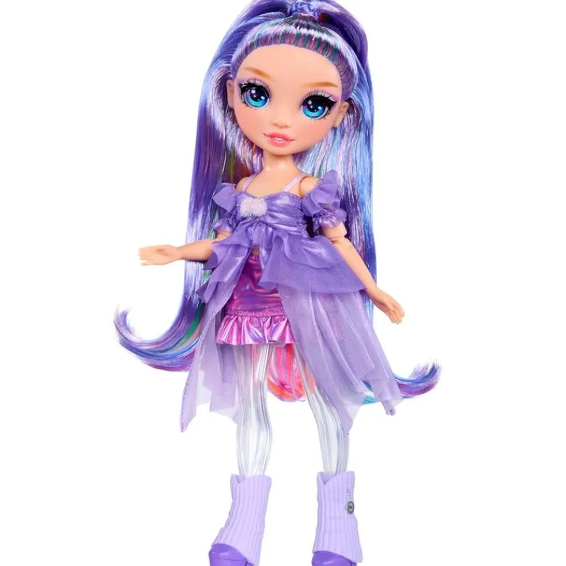 MGA Rainbow High Rainbow Shimmers Muñeca Violet Willow- Muñecas