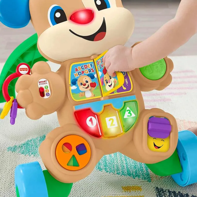 FISHER PRICE Ríe y Aprende Andador Perrito Primeros Pasos- Primera Infancia Y Preescolar
