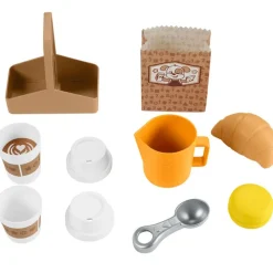 FISHER PRICE Ríe y Aprende Máquina de Café con Accesorios de Cafetería- Primera Infancia Y Preescolar|Juegos Y Juguetes De Imitación