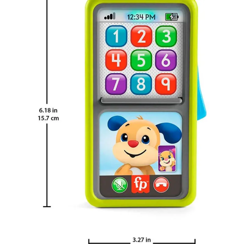 FISHER PRICE Ríe y Aprende Smartphone Teléfono Infantil- Primera Infancia Y Preescolar