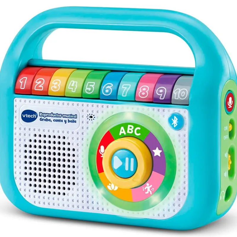 VTECH Reproductor Musical Graba, Canta y Baila- Electrónicos