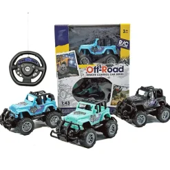 DRIM DISCOUNT Road Off Jeep Volante R/C Escala 1:43 Surtido- Coches Radio Control (R/C)