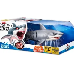 ZURU Robo Alive Tiburón Blanco- Figuras Y Figuras De Acción