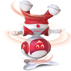 JUGUETRONICA Robot Bailarín Rojo Party Bot- Robots