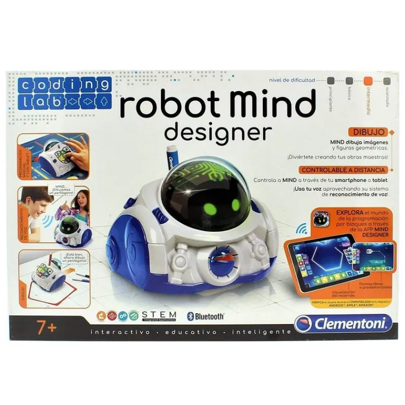 CLEMENTONI Robot Mind Designer- Juegos Y Juguetes Educativos