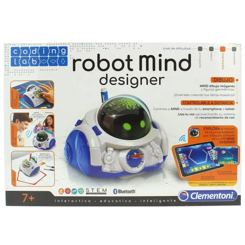 CLEMENTONI Robot Mind Designer- Juegos Y Juguetes Educativos