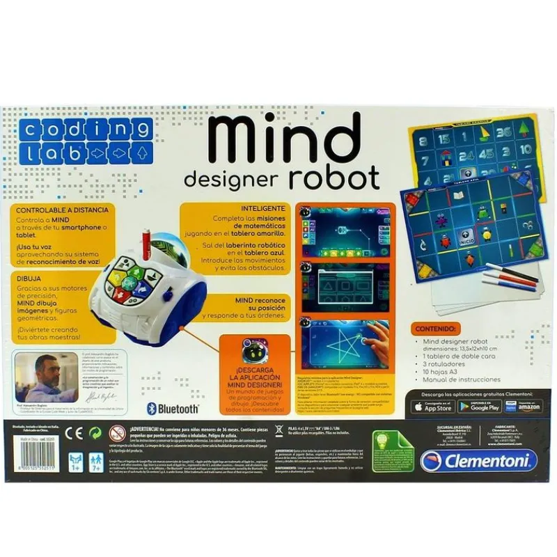 CLEMENTONI Robot Mind Designer- Juegos Y Juguetes Educativos